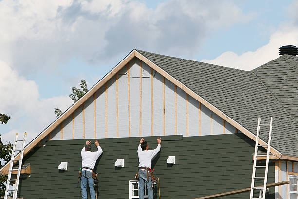 Professional Siding technician working in Mount Perry, OH